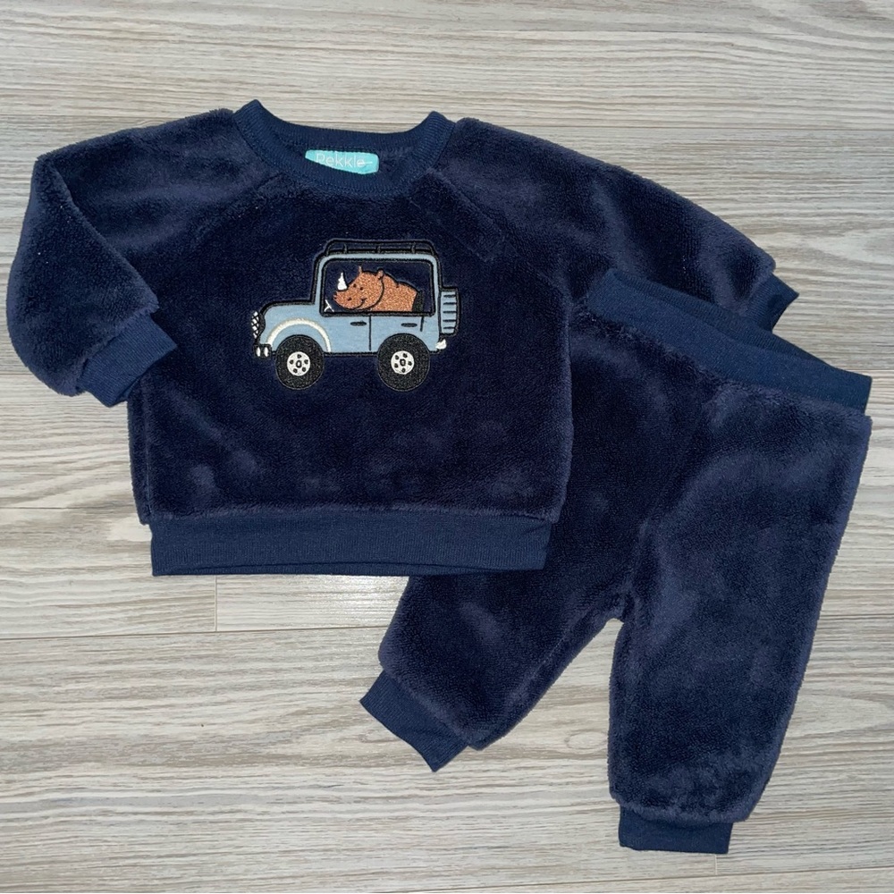 Pekkle Baby Boys 2 Piece Outfit Set 3 Months